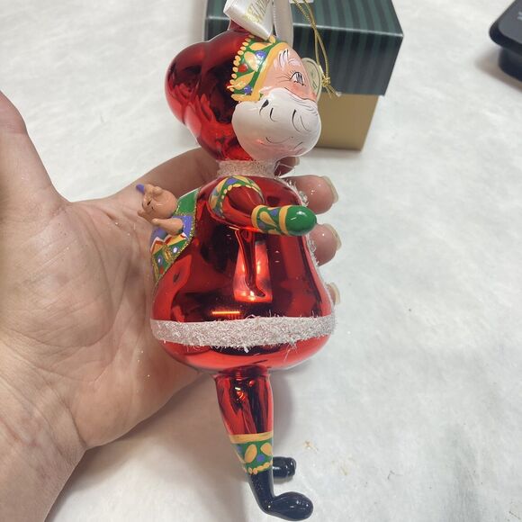 Waterford Yesteryear Santa Holiday Heirlooms Christmas Ornament EUC W/box - Picture 5 of 8